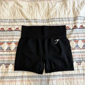 Gymshark Vital Seamless Shorts in Black Marl